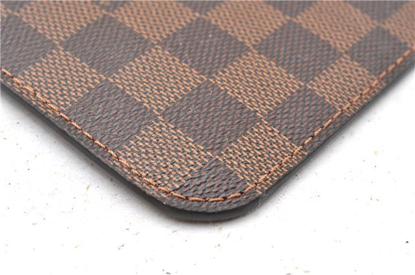 Authentic Louis Vuitton Damier Neverfull Pouch Purse Clutch Bag LV 6517F