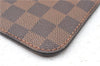 Authentic Louis Vuitton Damier Neverfull Pouch Purse Clutch Bag LV 6517F
