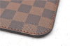 Authentic Louis Vuitton Damier Neverfull Pouch Purse Clutch Bag LV 6517F