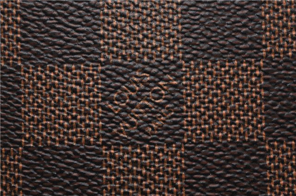 Authentic Louis Vuitton Damier Neverfull Pouch Purse Clutch Bag LV 6517F