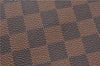 Authentic Louis Vuitton Damier Neverfull Pouch Purse Clutch Bag LV 6517F
