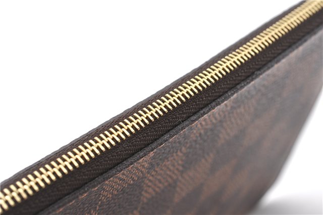 Authentic Louis Vuitton Damier Neverfull Pouch Purse Clutch Bag LV 6517F