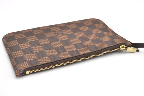Authentic Louis Vuitton Damier Neverfull Pouch Purse Clutch Bag LV 6520F