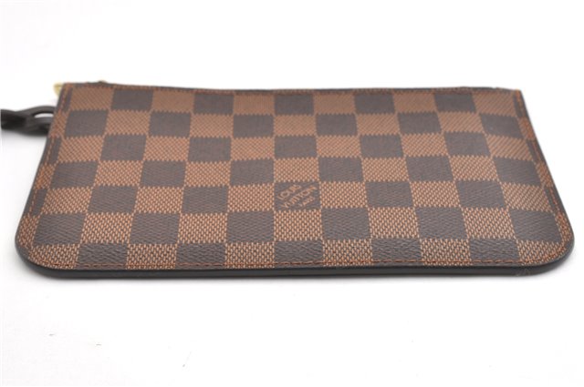 Authentic Louis Vuitton Damier Neverfull Pouch Purse Clutch Bag LV 6520F