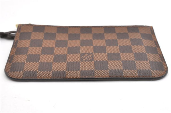 Authentic Louis Vuitton Damier Neverfull Pouch Purse Clutch Bag LV 6520F