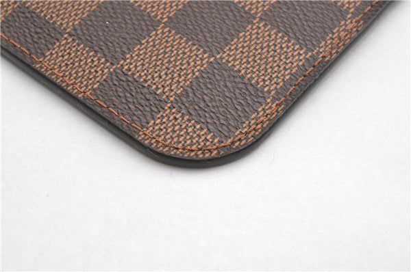Authentic Louis Vuitton Damier Neverfull Pouch Purse Clutch Bag LV 6520F