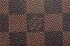 Authentic Louis Vuitton Damier Neverfull Pouch Purse Clutch Bag LV 6520F