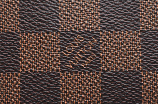 Authentic Louis Vuitton Damier Neverfull Pouch Purse Clutch Bag LV 6520F