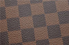 Authentic Louis Vuitton Damier Neverfull Pouch Purse Clutch Bag LV 6520F