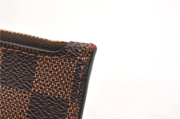 Authentic Louis Vuitton Damier Neverfull Pouch Purse Clutch Bag LV 6520F