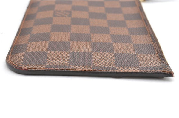 Authentic Louis Vuitton Damier Neverfull Pouch Purse Clutch Bag LV 6521F