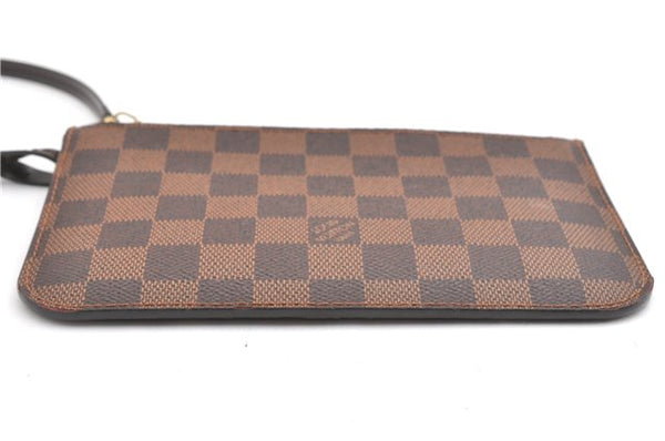 Authentic Louis Vuitton Damier Neverfull Pouch Purse Clutch Bag LV 6521F