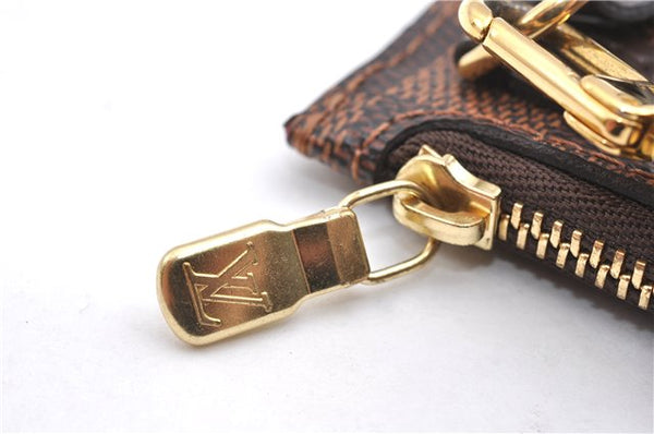 Authentic Louis Vuitton Damier Neverfull Pouch Purse Clutch Bag LV 6521F