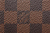 Authentic Louis Vuitton Damier Neverfull Pouch Purse Clutch Bag LV 6521F