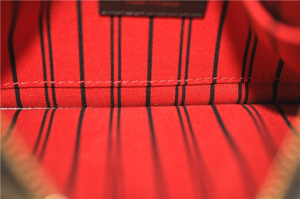 Authentic Louis Vuitton Damier Neverfull Pouch Purse Clutch Bag LV 6521F