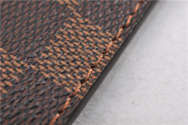 Authentic Louis Vuitton Damier Neverfull Pouch Purse Clutch Bag LV 6522F