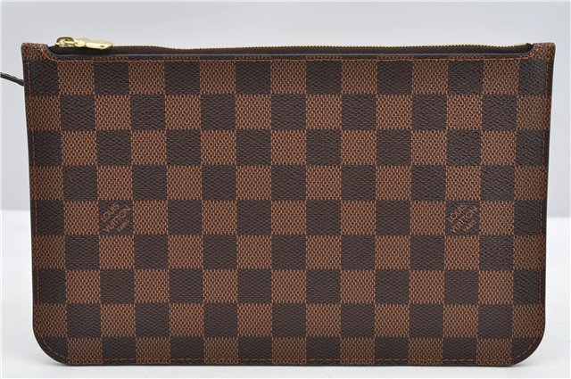 Authentic Louis Vuitton Damier Neverfull Pouch Purse Clutch Bag LV 6523F