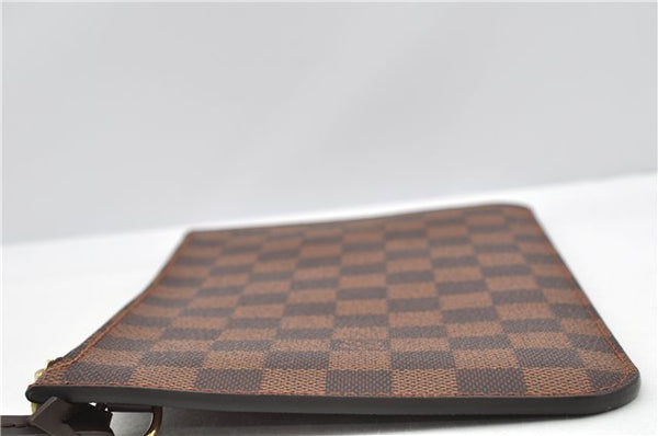 Authentic Louis Vuitton Damier Neverfull Pouch Purse Clutch Bag LV 6523F
