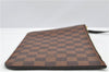 Authentic Louis Vuitton Damier Neverfull Pouch Purse Clutch Bag LV 6523F
