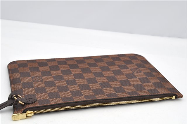 Authentic Louis Vuitton Damier Neverfull Pouch Purse Clutch Bag LV 6523F