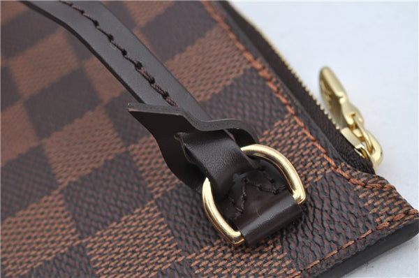 Authentic Louis Vuitton Damier Neverfull Pouch Purse Clutch Bag LV 6523F