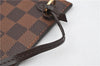 Authentic Louis Vuitton Damier Neverfull Pouch Purse Clutch Bag LV 6523F