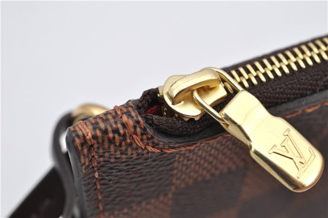 Authentic Louis Vuitton Damier Neverfull Pouch Purse Clutch Bag LV 6523F