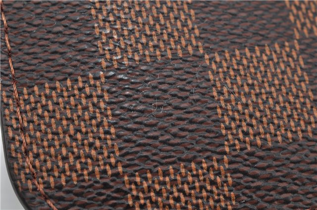 Authentic Louis Vuitton Damier Neverfull Pouch Purse Clutch Bag LV 6523F