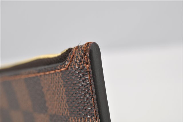 Authentic Louis Vuitton Damier Neverfull Pouch Purse Clutch Bag LV 6523F