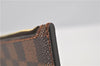 Authentic Louis Vuitton Damier Neverfull Pouch Purse Clutch Bag LV 6523F