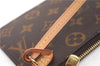 Authentic Louis Vuitton Monogram Neverfull Pouch Purse Clutch Bag Pink LV 6525F