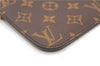 Authentic Louis Vuitton Monogram Neverfull Pouch Purse Clutch Bag Pink LV 6525F