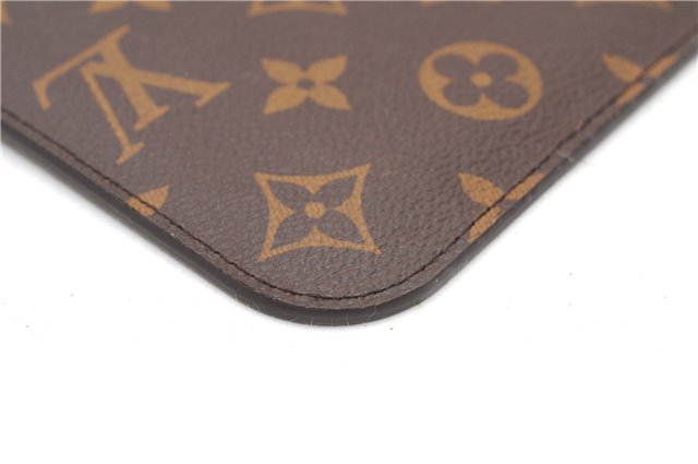 Authentic Louis Vuitton Monogram Neverfull Pouch Purse Clutch Bag Pink LV 6525F