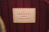 Authentic Louis Vuitton Monogram Neverfull Pouch Purse Clutch Bag Pink LV 6525F