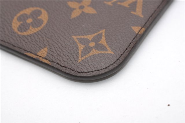 Authentic Louis Vuitton Monogram Neverfull Pouch Purse Clutch Bag Pink LV 6526F