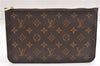 Authentic Louis Vuitton Monogram Neverfull Pouch Purse Clutch Bag LV 6529F