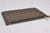 Authentic Louis Vuitton Monogram Neverfull Pouch Purse Clutch Bag LV 6529F