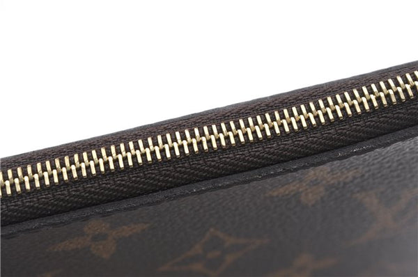 Authentic Louis Vuitton Monogram Neverfull Pouch Purse Clutch Bag LV 6529F