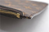 Authentic Louis Vuitton Monogram Neverfull Pouch Purse Clutch Bag LV 6529F
