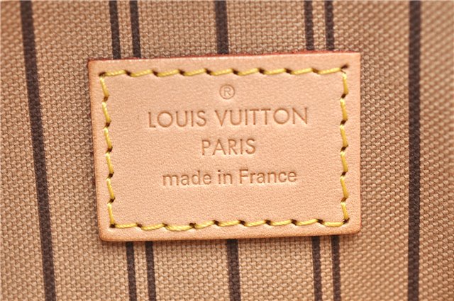 Authentic Louis Vuitton Monogram Neverfull Pouch Purse Clutch Bag LV 6529F