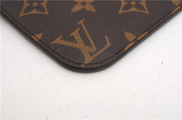 Authentic Louis Vuitton Monogram Neverfull Pouch Purse Clutch Bag Pink LV 6534F