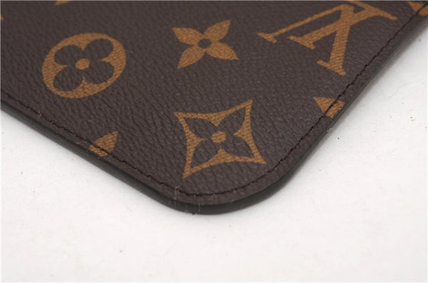 Authentic Louis Vuitton Monogram Neverfull Pouch Purse Clutch Bag Pink LV 6534F