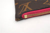 Authentic Louis Vuitton Monogram Neverfull Pouch Purse Clutch Bag Pink LV 6534F