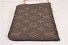 Authentic Louis Vuitton Monogram Neverfull Pouch Purse Clutch Bag Pink LV 6539F