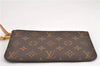 Authentic Louis Vuitton Monogram Neverfull Pouch Purse Clutch Bag Pink LV 6539F
