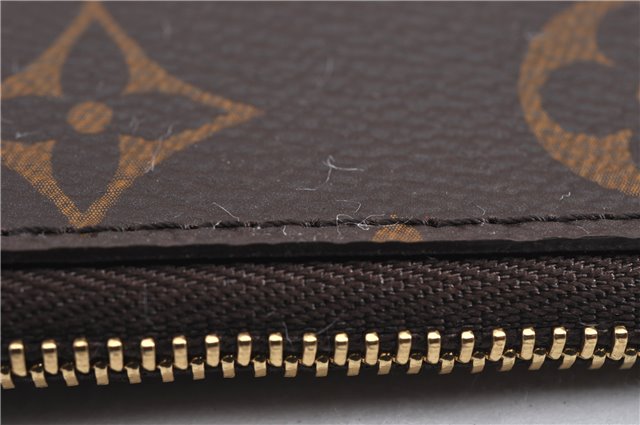 Authentic Louis Vuitton Monogram Neverfull Pouch Purse Clutch Bag Pink LV 6539F