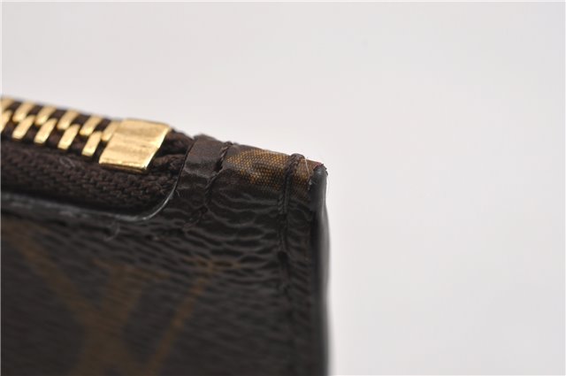 Authentic Louis Vuitton Monogram Neverfull Pouch Purse Clutch Bag Pink LV 6539F