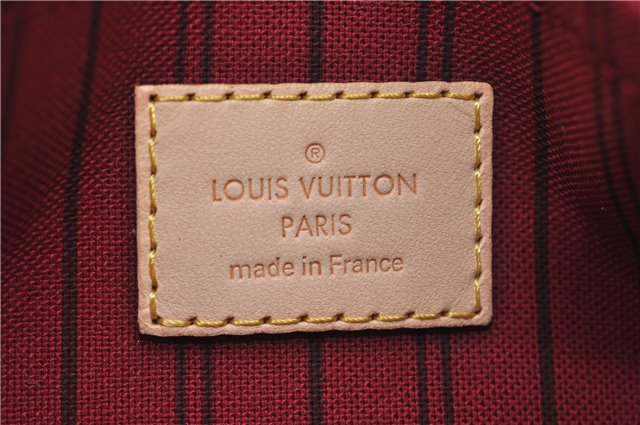 Authentic Louis Vuitton Monogram Neverfull Pouch Purse Clutch Bag Pink LV 6539F