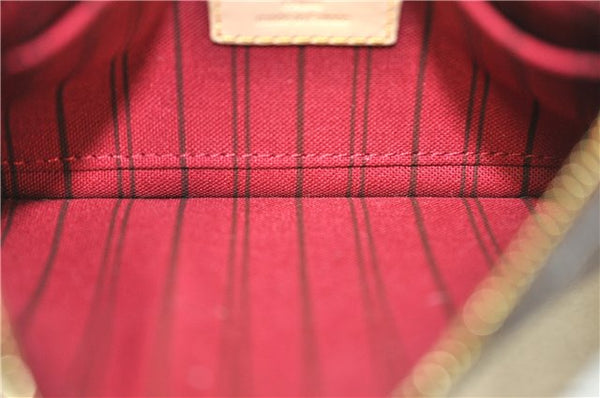 Authentic Louis Vuitton Monogram Neverfull Pouch Purse Clutch Bag Pink LV 6539F