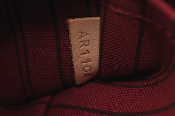 Authentic Louis Vuitton Monogram Neverfull Pouch Purse Clutch Bag Pink LV 6539F